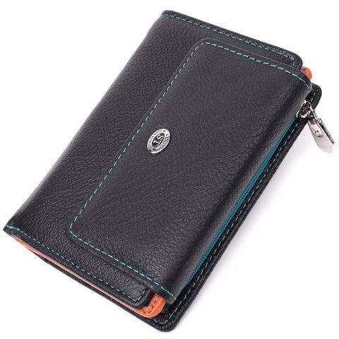Шкіряний гаманець-клатч чорного кольору ST Leather SO-22501 SO-22501 фото