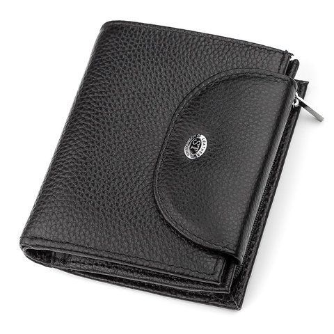 Кожаный зажим для купюр черного цвета ST Leather SO-18411 SO-18411 фото