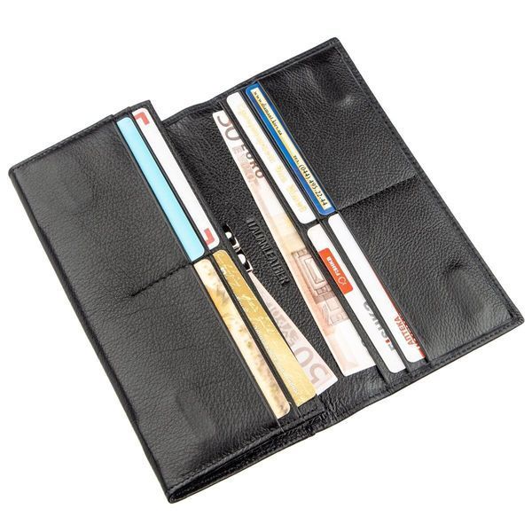 Кожаный кошелек-клатч черного цвета ST Leather SO-18870 SO-18870 фото