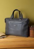 Темно-серая кожаная сумка-портфель BlankNote BN-BAG-64-graphit-flo BN-BAG-64-graphit-flo фото