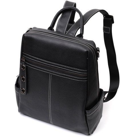 Черный рюкзак из натуральной кожи Vintage SO-22314 SO-22314 фото
