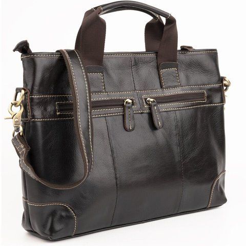 Кожаный портфель унисекс Vintage SO-14890 коричневый SO-14890 фото