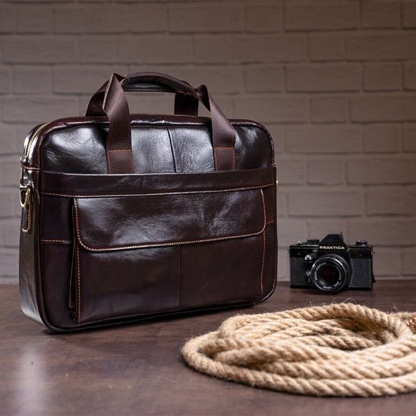 Мужской кожаный портфель Vintage SO-14750 коричневый SO-14750 фото