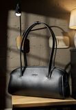 Черная женская кожаная сумка-багет BlankNote BN-BAG-62-g BN-BAG-62-g фото