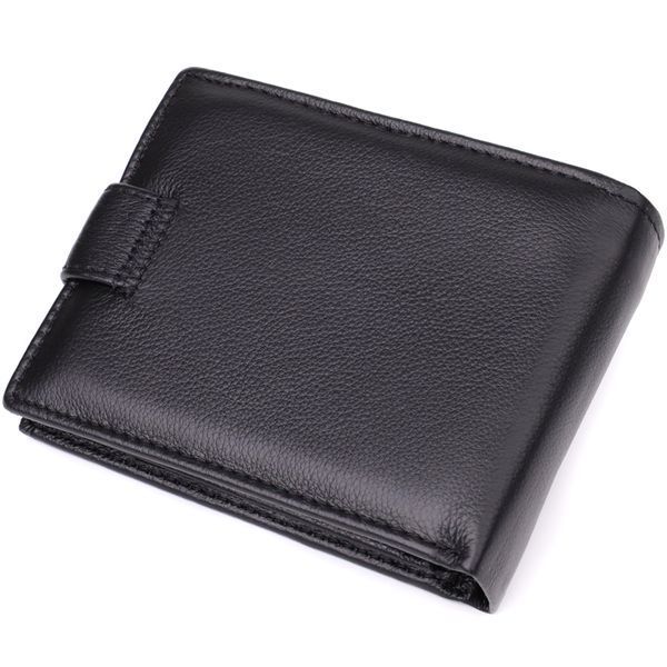 Черное кожаное портмоне ST Leather SO-23090 SO-23090 фото