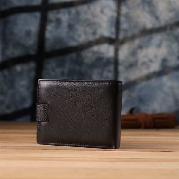 Черное кожаное портмоне ST Leather SO-23090 SO-23090 фото