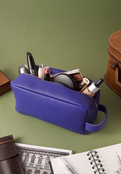 Фіолетовий шкіряний несесер BlankNote BN-CB-6-violet-flo BN-CB-6-violet-flo фото