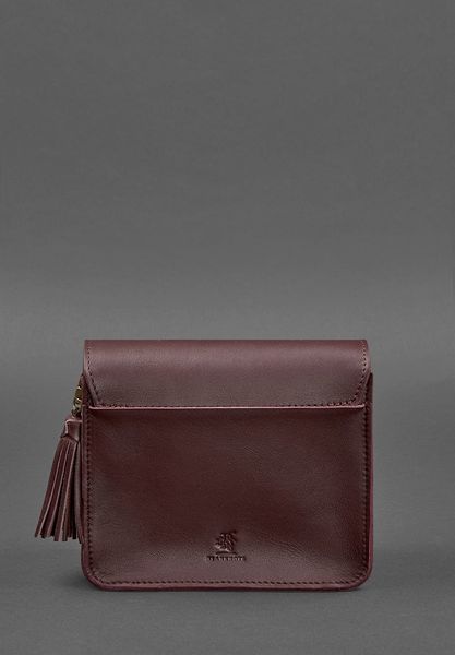 Бордовая женская кожаная сумка кросс-боди BlankNote BN-BAG-3-vin-man BN-BAG-3-vin-man фото