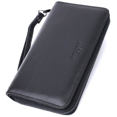 Шкіряний гаманець-клатч чорного кольору ST Leather SO-22694 SO-22694 фото