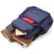Синій рюкзак з текстилю Vintage SO-20575 SO-20575 фото 8
