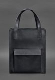 Синяя кожаная сумка-шопер BlankNote BN-BAG-10-1-navy-blue BN-BAG-10-1-navy-blue фото