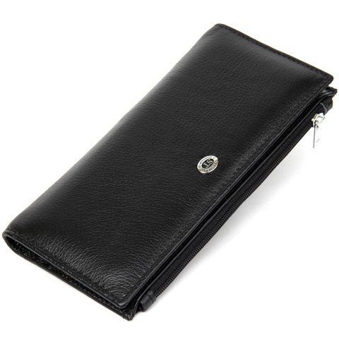 Чорний шкіряний гаманець-клатч ST Leather SO-19378 SO-19378 фото