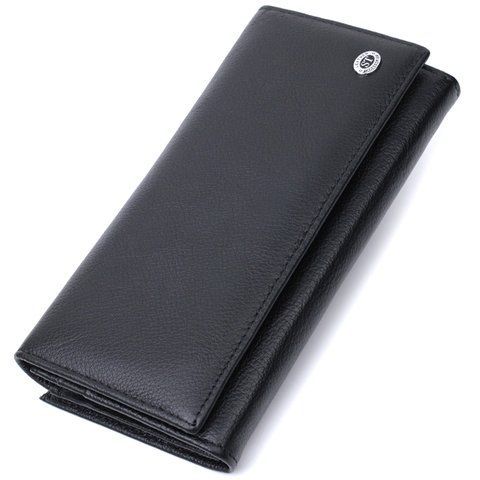 Кожаный кошелек-клатч черного цвета ST Leather SO-22691 SO-22691 фото