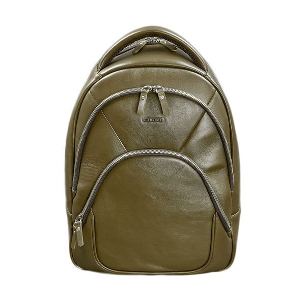 Жіночий оливковий рюкзак з натуральної шкіри BlankNote BN-BAG-48-olive BN-BAG-48-olive фото