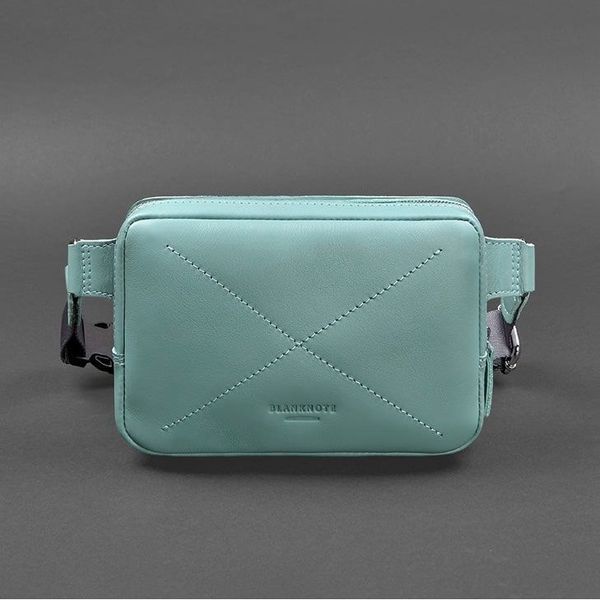 Бирюзовая женская кожаная поясная сумка BlankNote BN-BAG-6-tiffany BN-BAG-6-tiffany фото