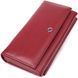 Бордовий гаманець-клатч з натуральної шкіри ST Leather SO-23069 SO-23069 фото 1