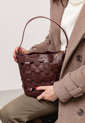 Женская бордовая сумка кросс-боди BlankNote BN-BAG-32-vin BN-BAG-32-vin фото