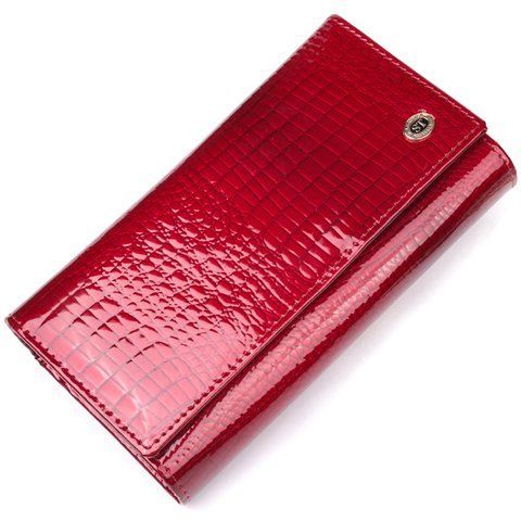Шкіряний гаманець-клатч червоного кольору ST Leather SO-19405 SO-19405 фото