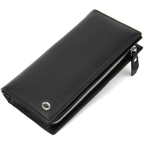 Черный кожаный кошелек-клатч ST Leather SO-19371 SO-19371 фото