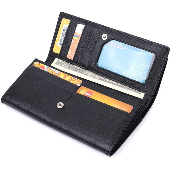 Чорний гаманець-клатч з натуральної шкіри ST Leather SO-22696 SO-22696 фото