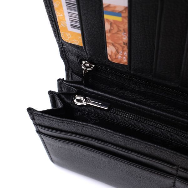 Чорний гаманець-клатч з натуральної шкіри ST Leather SO-22696 SO-22696 фото