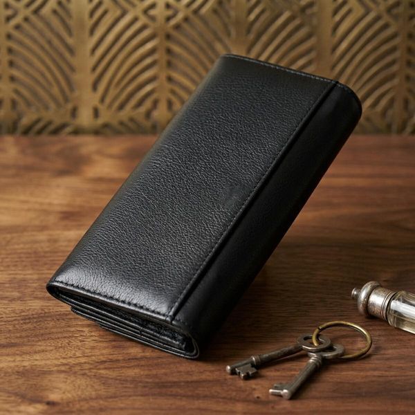 Чорний гаманець-клатч з натуральної шкіри ST Leather SO-22696 SO-22696 фото