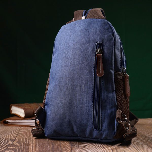 Синій рюкзак з текстилю Vintage SO-22146 SO-22146 фото