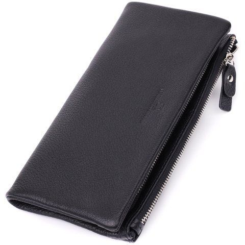 Шкіряний гаманець-клатч чорного кольору ST Leather SO-22527 SO-22527 фото