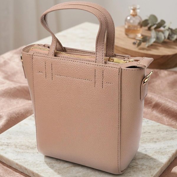 Женская кожаная сумка-кросс-боди Vintage SO-22918 бежевая SO-22918 фото