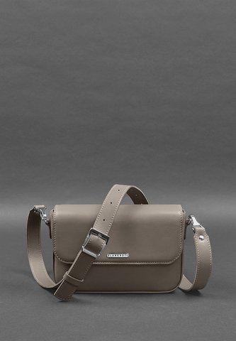 Жіноча темно-бежева шкіряна сумка крос-боді BlankNote BN-BAG-52-beige BN-BAG-52-beige фото