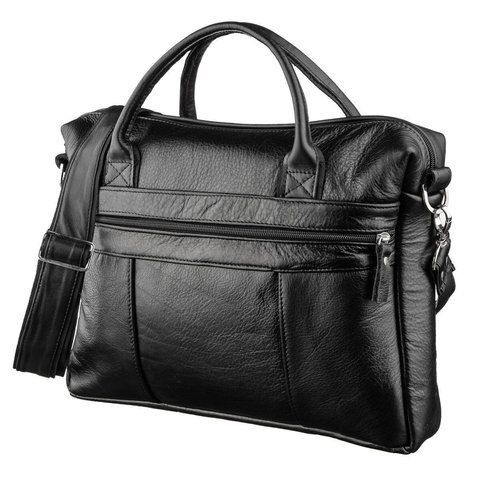 Чоловічий шкіряний портфель SHVIGEL SO-15306 чорний SO-15306 фото