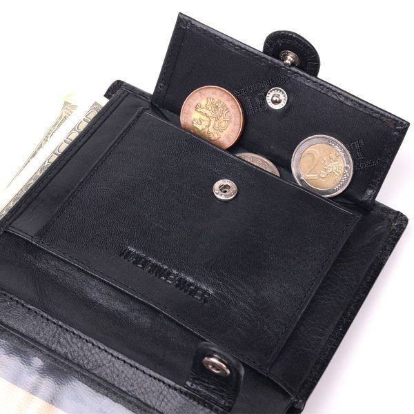 Картхолдер з натуральної шкіри чорного кольору ST Leather SO-19406 SO-19406 фото