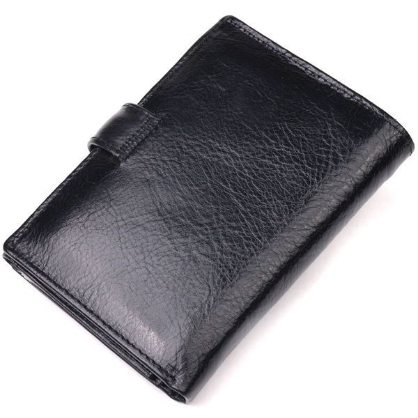 Картхолдер з натуральної шкіри чорного кольору ST Leather SO-19406 SO-19406 фото