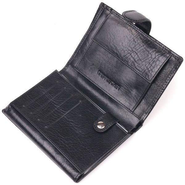 Картхолдер з натуральної шкіри чорного кольору ST Leather SO-19406 SO-19406 фото