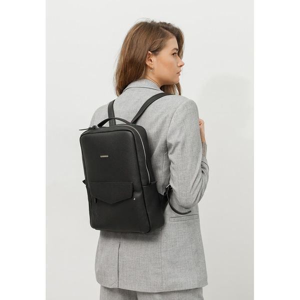 Жіночий чорний шкіряний рюкзак BlankNote BN-BAG-19-onyx BN-BAG-19-onyx фото