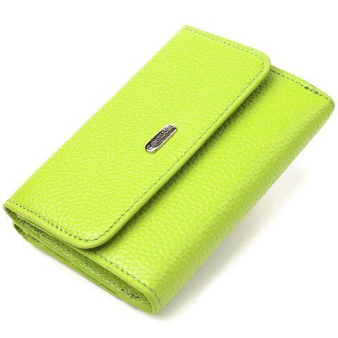 Салатовий портмоне из натуральной кожи CANPELLINI SO-21598 SO-21598 фото