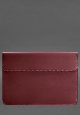 Бордовий чохол-конверт для MacBook 15 на магніті BlankNote BN-GC-11-vin-kr фото