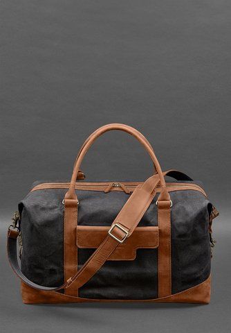 Світло-коричнева шкіряна дорожня сумка BlankNote BN-BAG-53-k-kr BN-BAG-53-k-kr фото