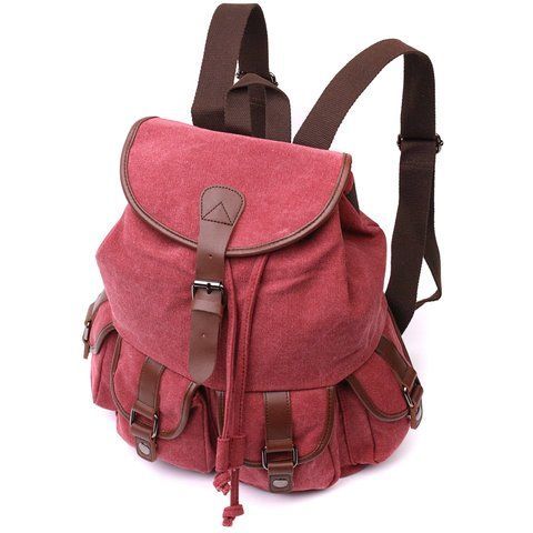 Бордовий рюкзак з текстилю Vintage SO-22153 SO-22153 фото