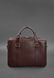 Бордовая кожаная сумка-портфель BlankNote BN-BAG-37-vin BN-BAG-37-vin фото 3