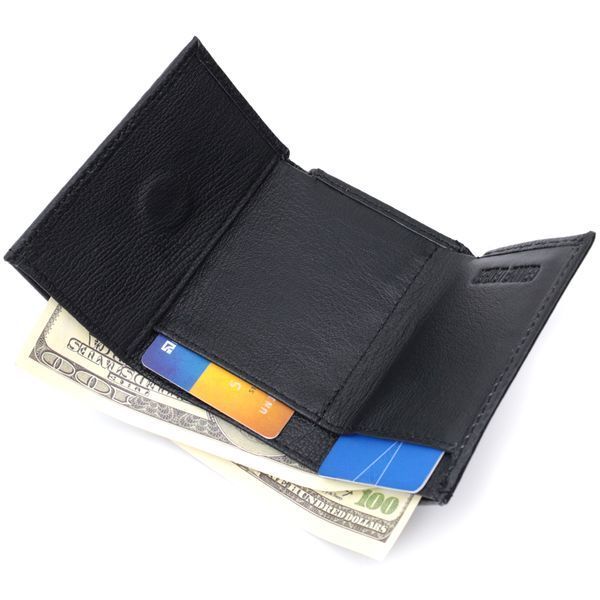 Шкіряне портмоне чорного кольору ST Leather SO-22730 SO-22730 фото