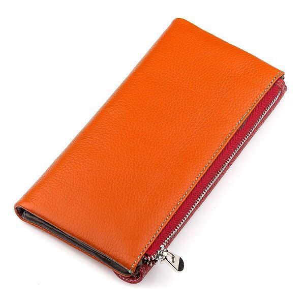 Шкіряний гаманець-клатч червоного кольору ST Leather SO-18406 SO-18406 фото