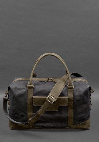 Темно-коричнева шкіряна дорожня сумка BlankNote BN-BAG-53-o BN-BAG-53-o фото