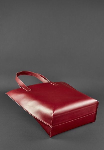 Бордова шкіряна сумка-шопер BlankNote BN-BAG-17-vin BN-BAG-17-vin фото