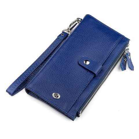 Синий кошелек-клатч из натуральной кожи ST Leather SO-18416 SO-18416 фото