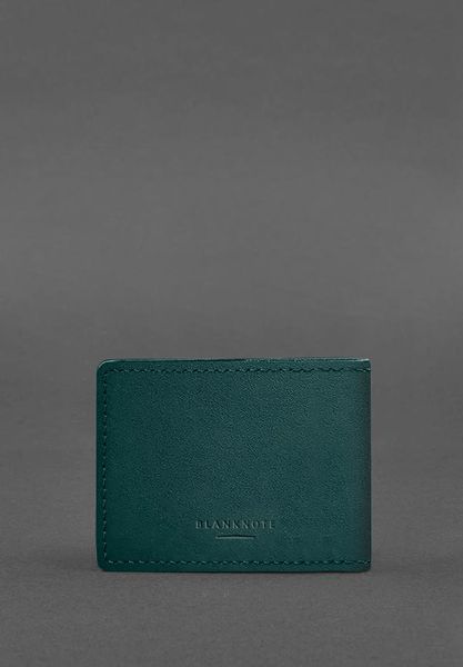 Зеленая кожаная обложка для удостоверения BlankNote BN-IDC-3-malachite фото