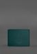 Зеленая кожаная обложка для удостоверения BlankNote BN-IDC-3-malachite фото 3