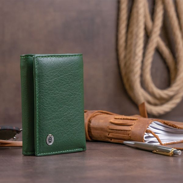 Портмоне з натуральної шкіри зеленого кольору ST Leather SO-19332 SO-19332 фото