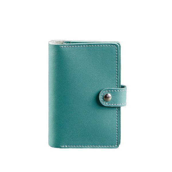 Бирюзовая кожаная обложка для паспорта BlankNote BN-OP-3-tiffany фото