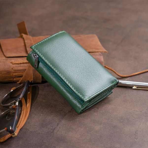 Портмоне з натуральної шкіри зеленого кольору ST Leather SO-19332 SO-19332 фото